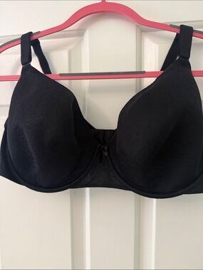 Everyday Black Full Coverage Underwire Bra